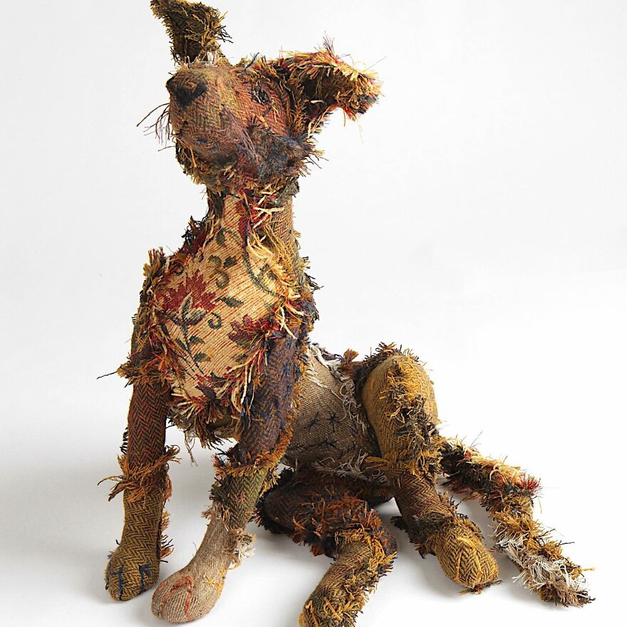 Recycled-Materials-Animal-Sculptures-Metal-Fabric-Barbara-Franc
