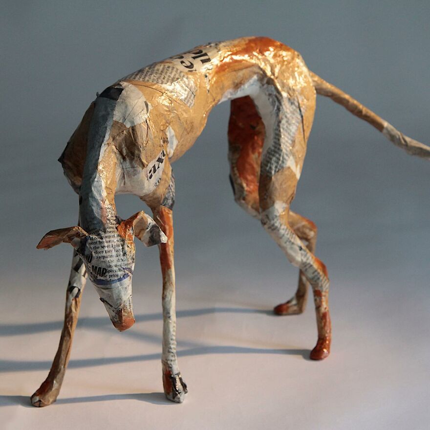 Recycled-Materials-Animal-Sculptures-Metal-Fabric-Barbara-Franc