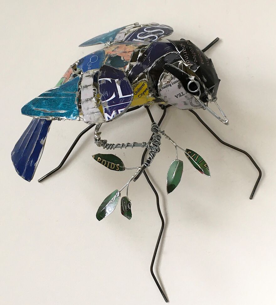 Recycled-Materials-Animal-Sculptures-Metal-Fabric-Barbara-Franc