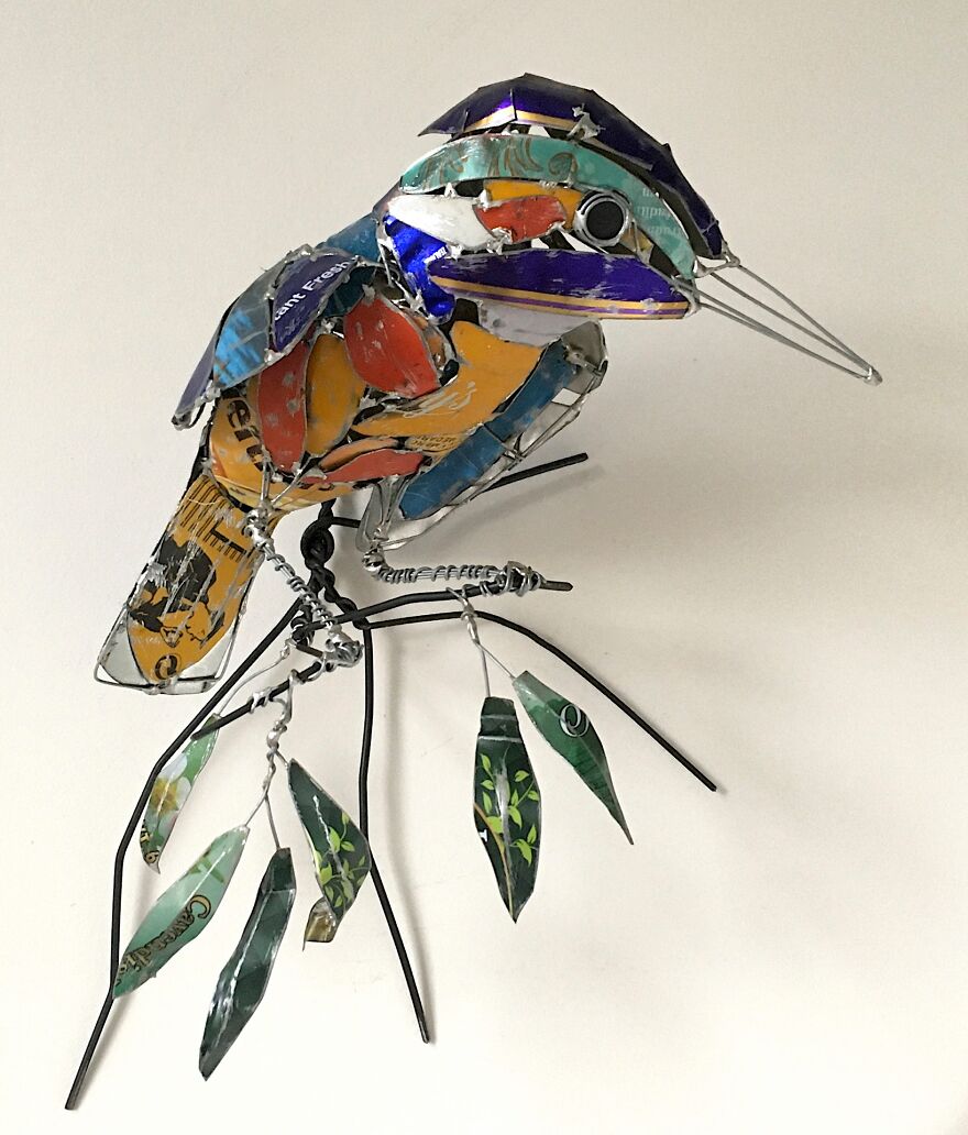 Recycled-Materials-Animal-Sculptures-Metal-Fabric-Barbara-Franc