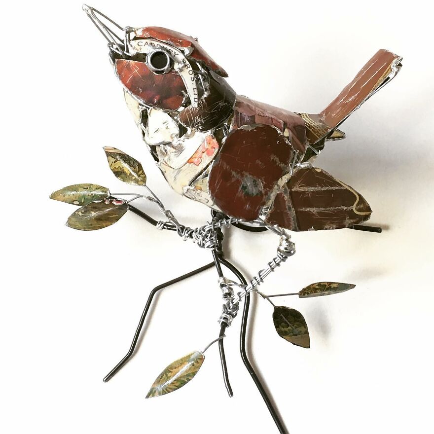 Recycled-Materials-Animal-Sculptures-Metal-Fabric-Barbara-Franc