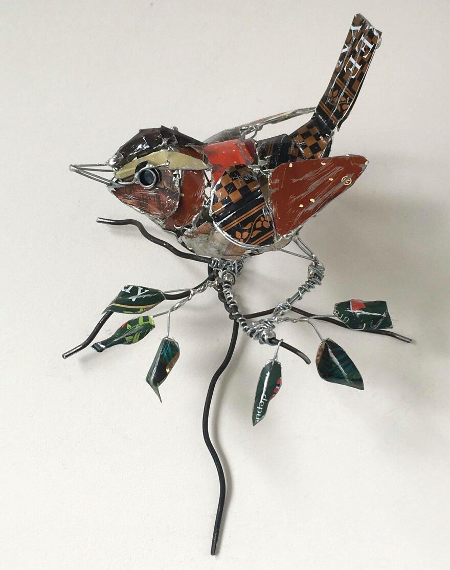 Recycled-Materials-Animal-Sculptures-Metal-Fabric-Barbara-Franc