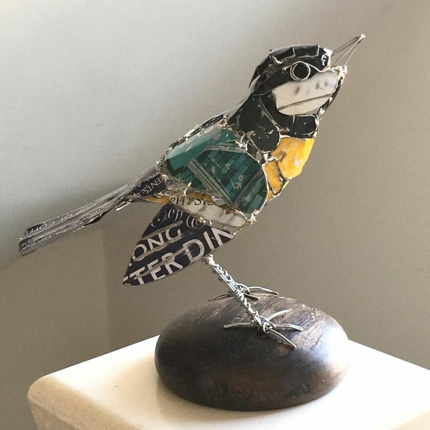 Recycled-Materials-Animal-Sculptures-Metal-Fabric-Barbara-Franc