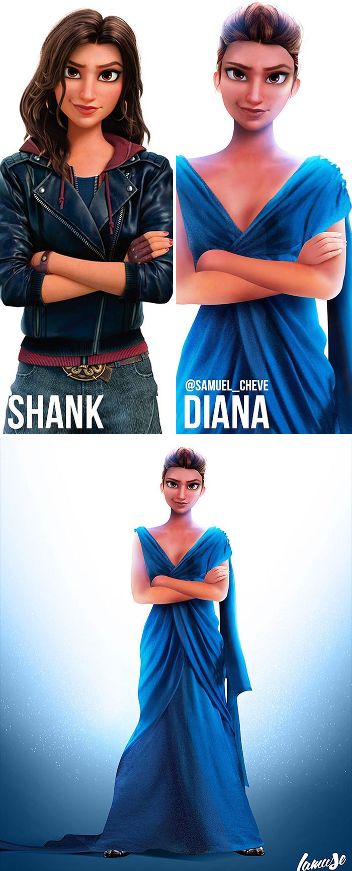 Shank And Diana 'Wonder Woman'