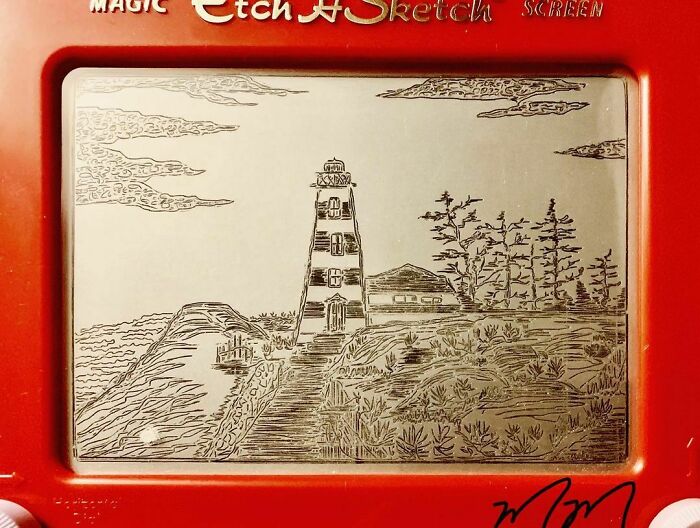 I Can Draw On The Etch-A-Sketch Better Than I Can On Paper (19 Pics) I Can Draw On The Etch-A-Sketch Better Than I Can On Paper (19 Pics)