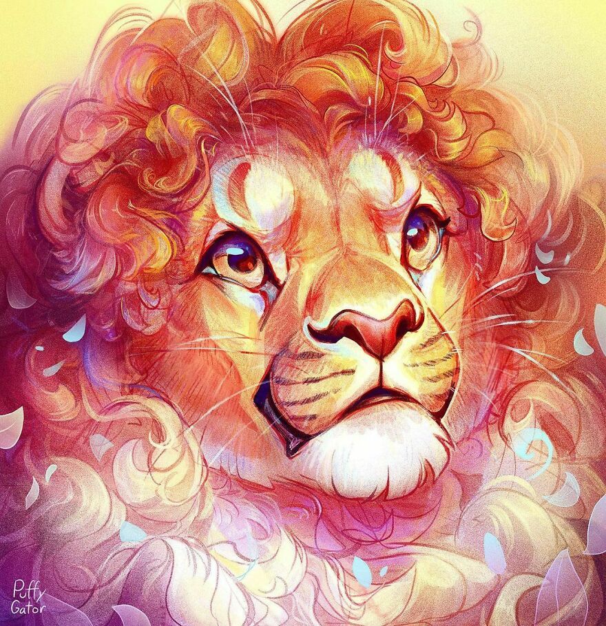 Cute-Animal-Illustrations-Puffygator-Nana-Key