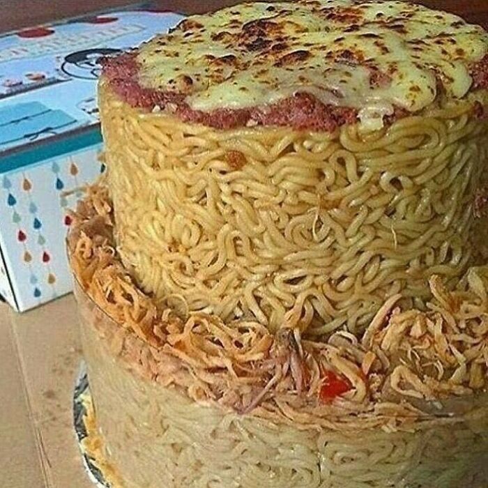 Noodly Bday Cake