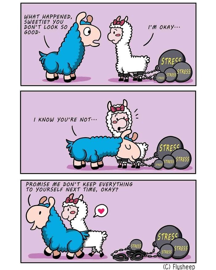 I Created A Wholesome Comic Series Featuring A Blue Llama(15 Pics)