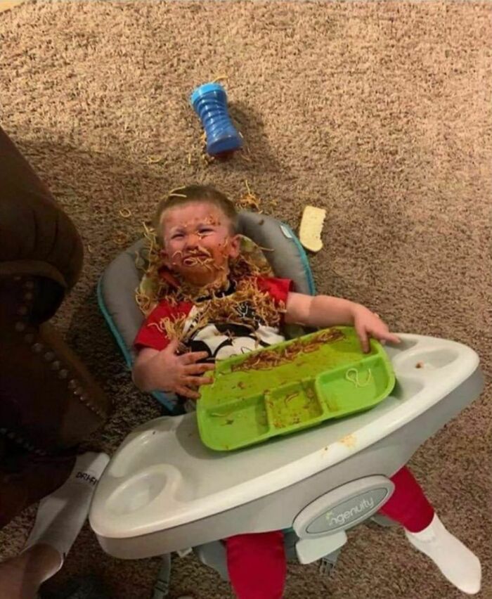 His Palms Are Sweaty Knees Weak Arms Are Heavy There’s Vomit On His Sweater Already Covered In His Moms Spaghetti