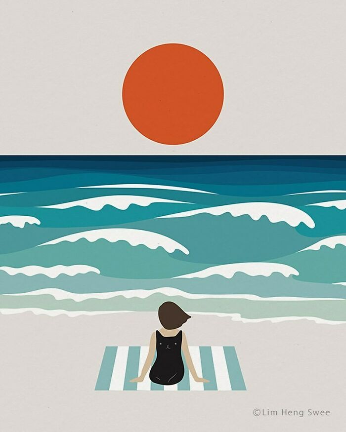 I Created 100 Illustrations To Prove That This Is The Land Of Cats. (40 Pics)