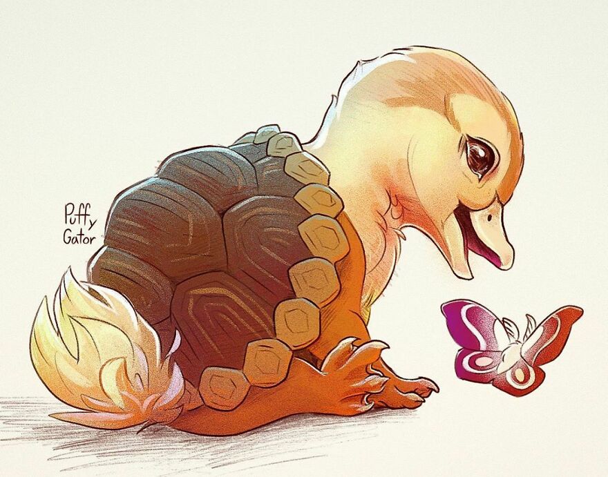 Cute-Animal-Illustrations-Puffygator-Nana-Key