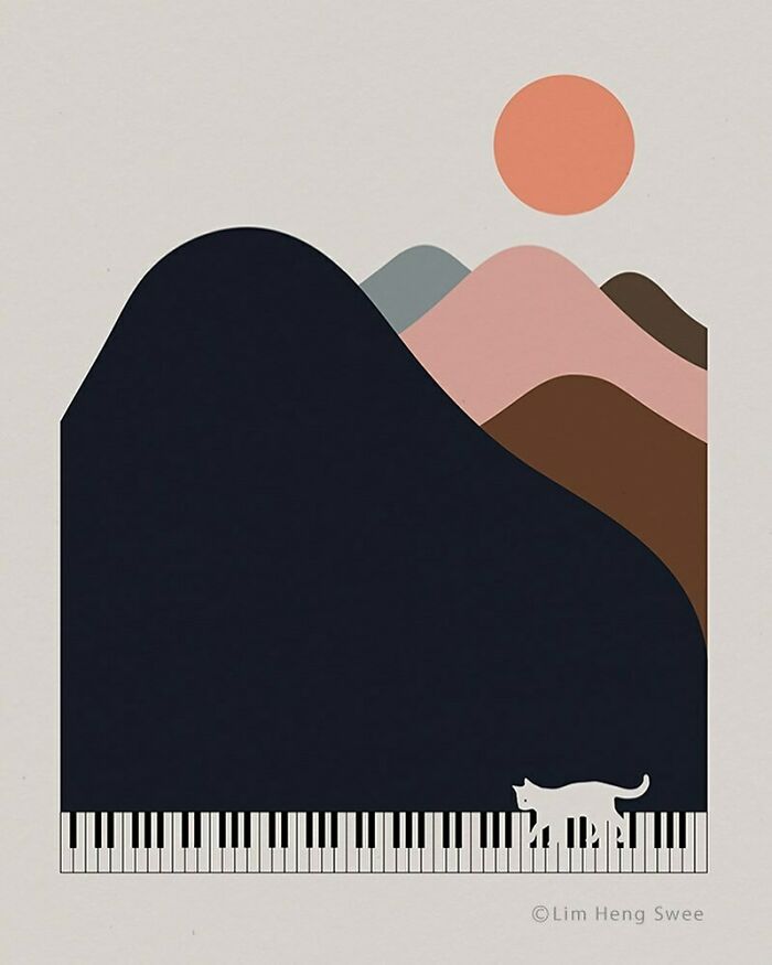 I Created 100 Illustrations To Prove That This Is The Land Of Cats. (40 Pics)