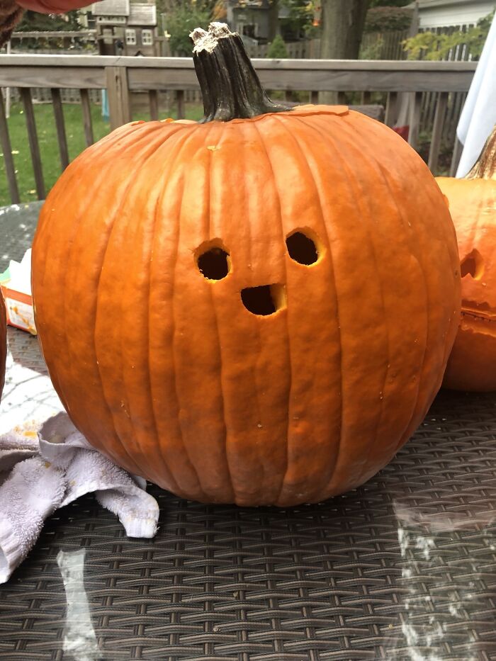 My Cute Lil Smiley Face Pumpkin :)