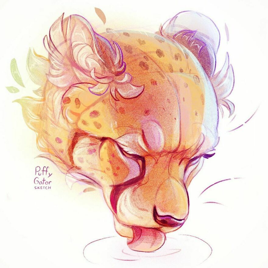 Cute-Animal-Illustrations-Puffygator-Nana-Key