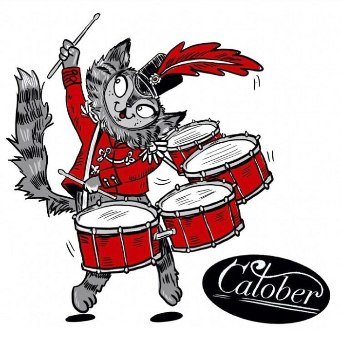 I Drew A Cat A Day For A Month