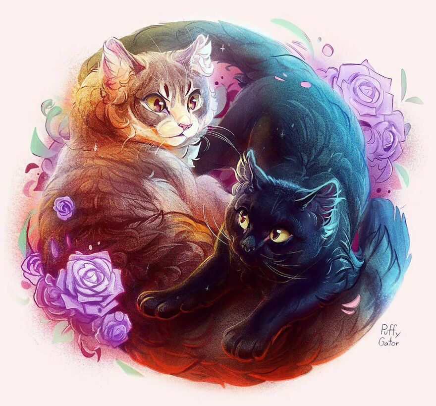 Cute-Animal-Illustrations-Puffygator-Nana-Key