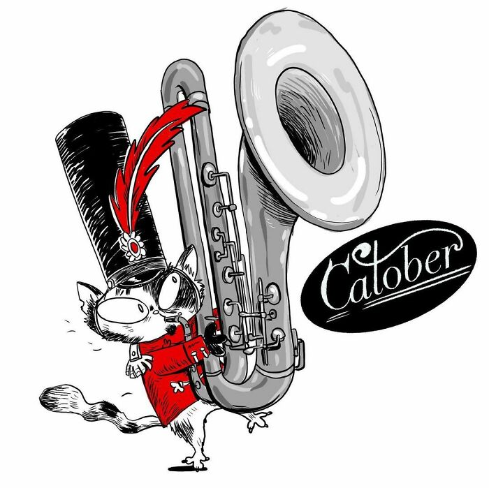 I Drew A Cat A Day For A Month