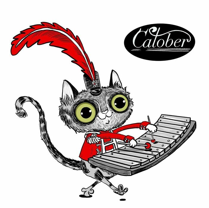 I Drew A Cat A Day For A Month