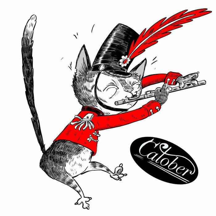 I Drew A Cat A Day For A Month