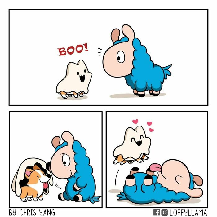 I Created A Wholesome Comic Series Featuring A Blue Llama(15 Pics)