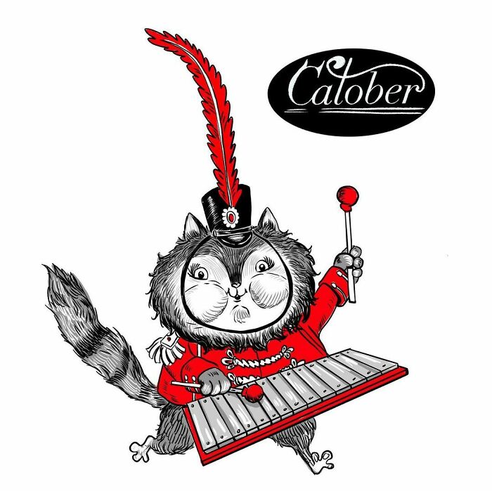 I Drew A Cat A Day For A Month