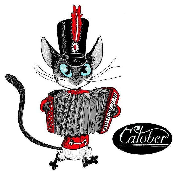 I Drew A Cat A Day For A Month