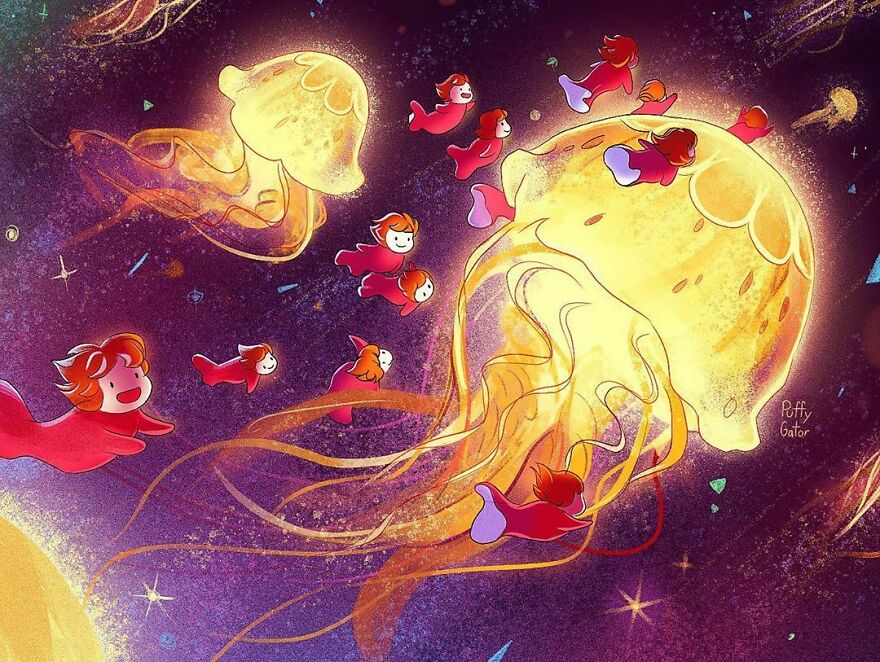 Cute-Animal-Illustrations-Puffygator-Nana-Key