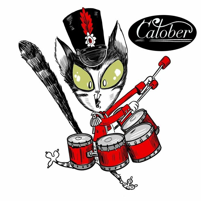 I Drew A Cat A Day For A Month