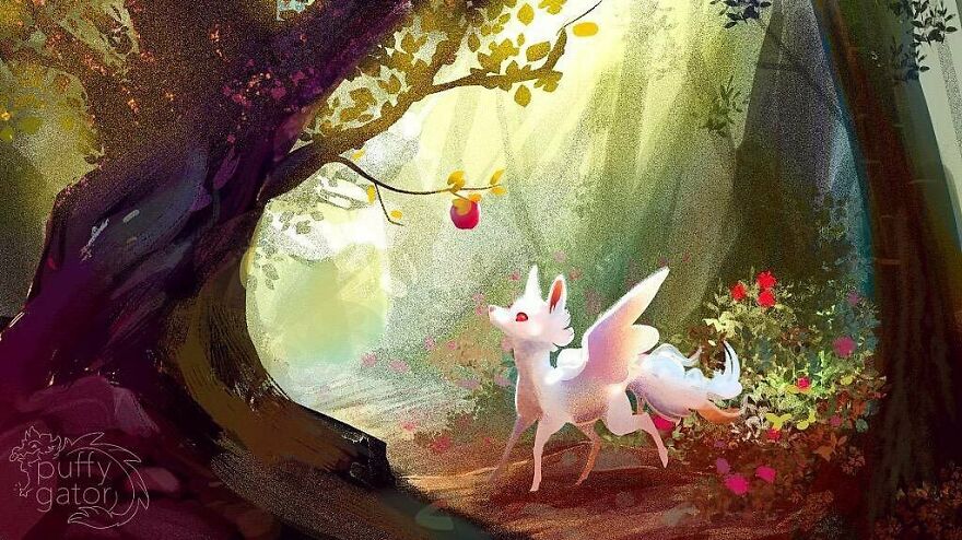 Cute-Animal-Illustrations-Puffygator-Nana-Key