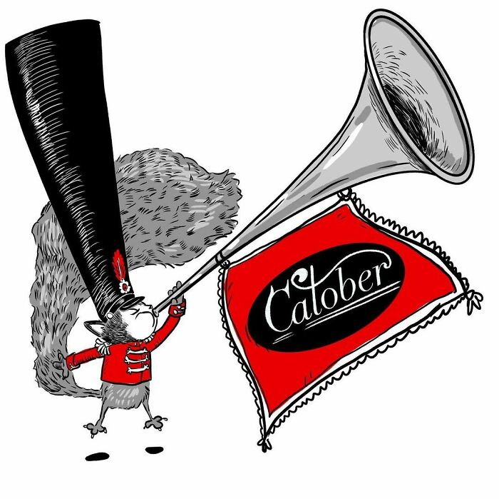 I Drew A Cat A Day For A Month