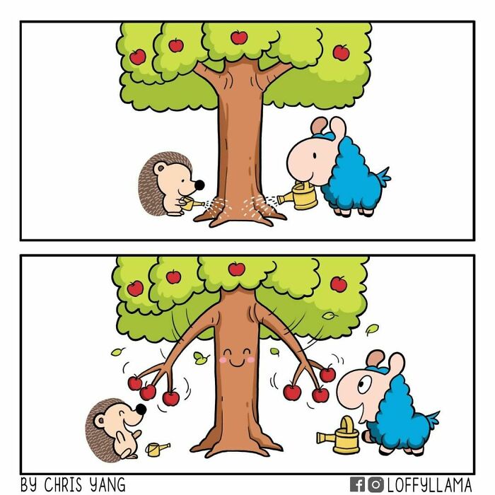 I Created A Wholesome Comic Series Featuring A Blue Llama(15 Pics)