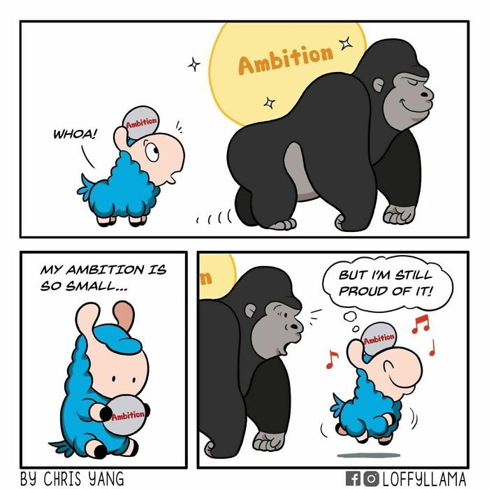 I Created A Wholesome Comic Series Featuring A Blue Llama(15 Pics)