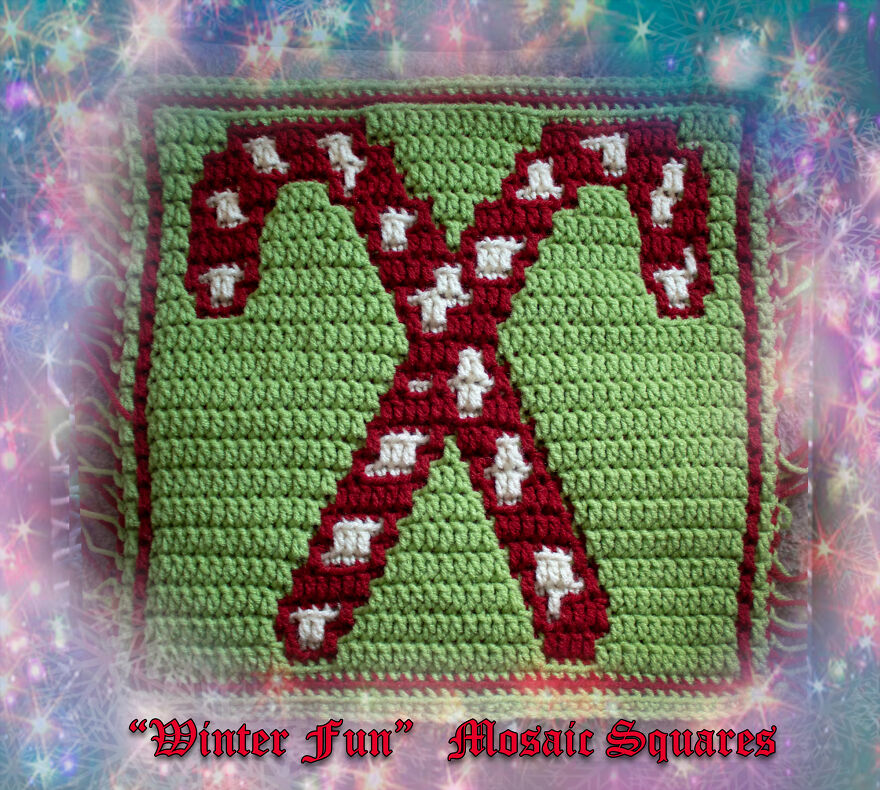 I've Been Designing Mosaic Crochet Squares For The Past Month To Relieve Anxiety I've Been Designing Mosaic Crochet Squares For The Past Month To Relieve Anxiety