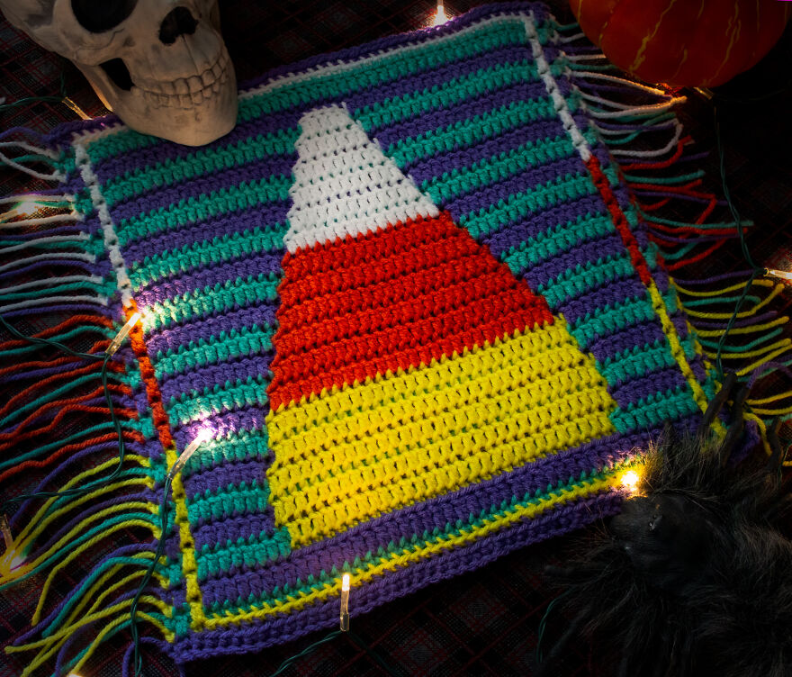 I've Been Designing Mosaic Crochet Squares For The Past Month To Relieve Anxiety