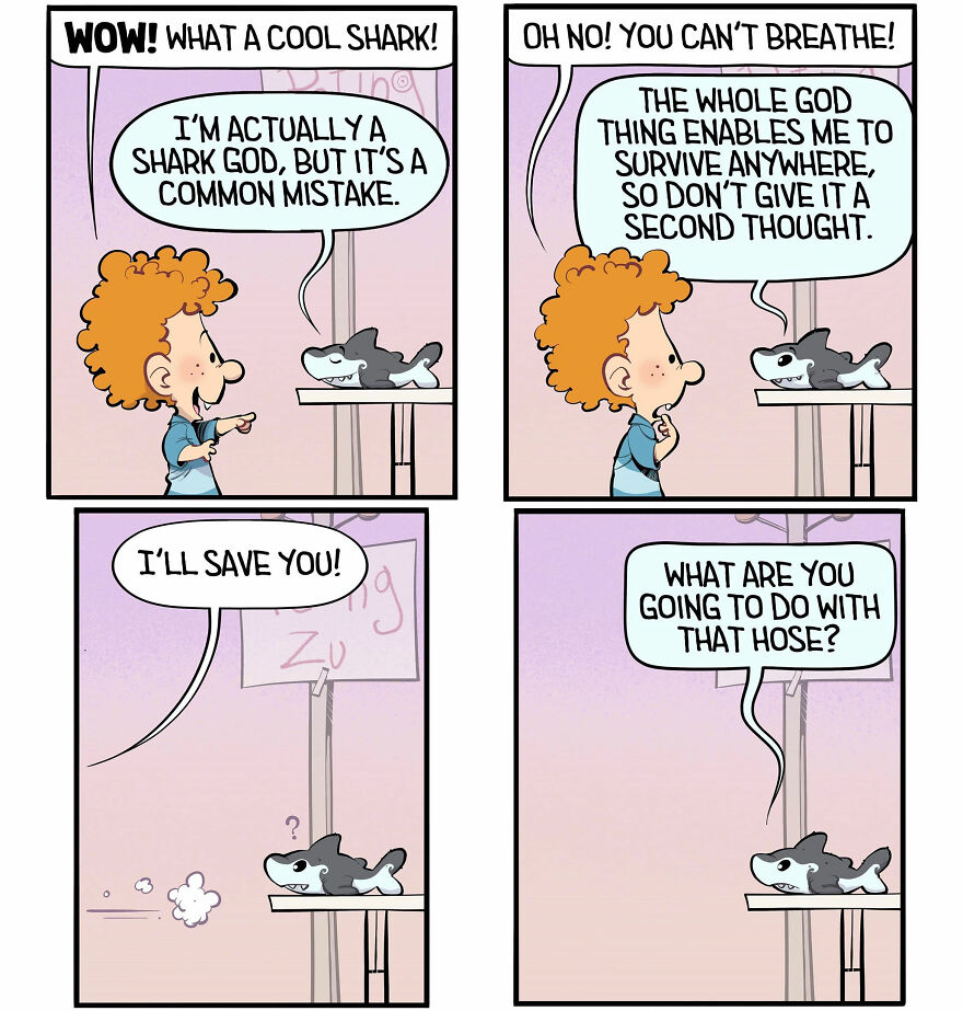 Comics Show In A Creative And Fun Way How A Little Girl Sees Life