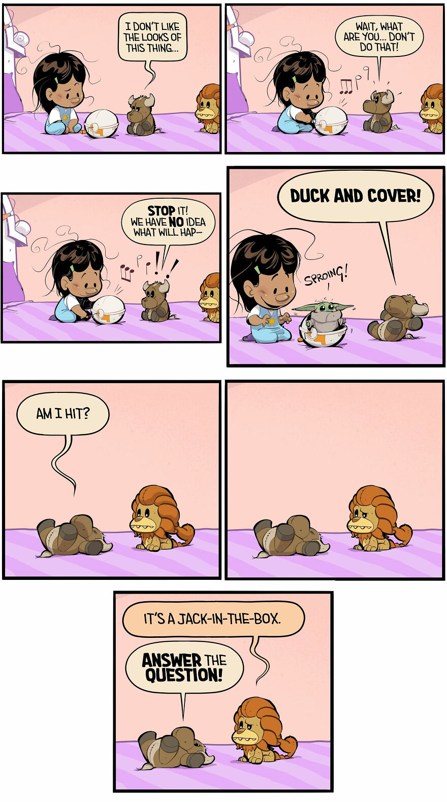 Comics Show In A Creative And Fun Way How A Little Girl Sees Life