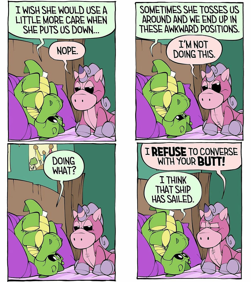 Comics Show In A Creative And Fun Way How A Little Girl Sees Life