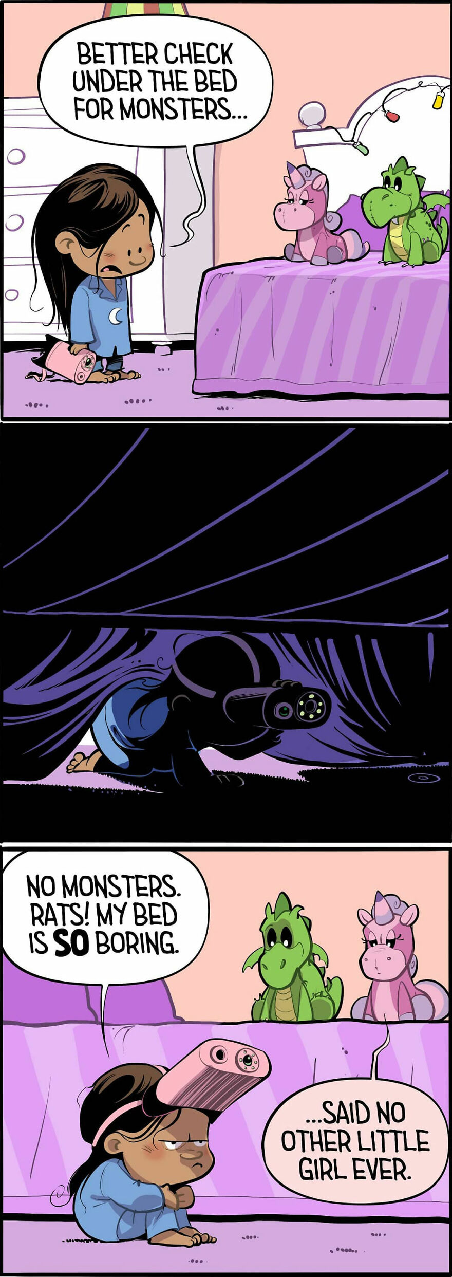 Comics Show In A Creative And Fun Way How A Little Girl Sees Life