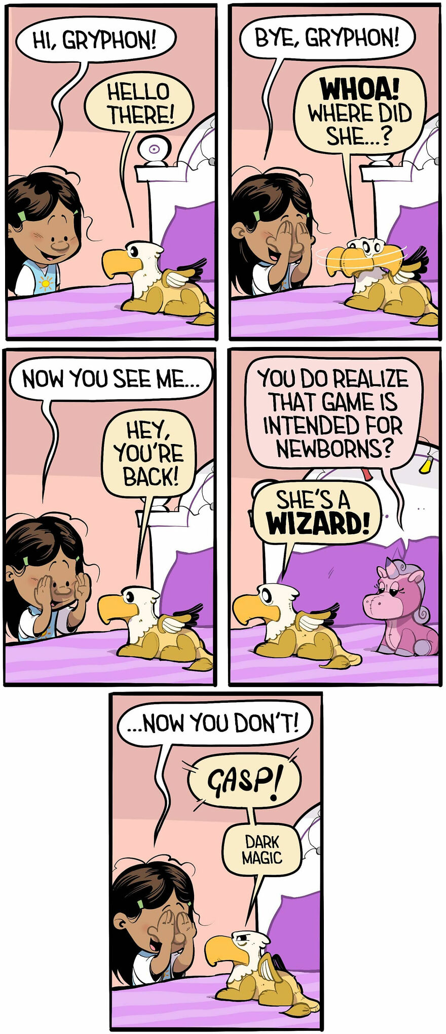 Comics Show In A Creative And Fun Way How A Little Girl Sees Life