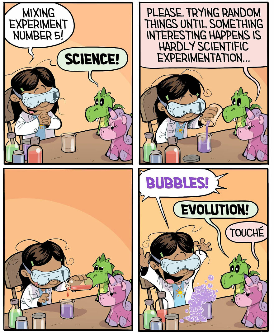 Comics Show In A Creative And Fun Way How A Little Girl Sees Life