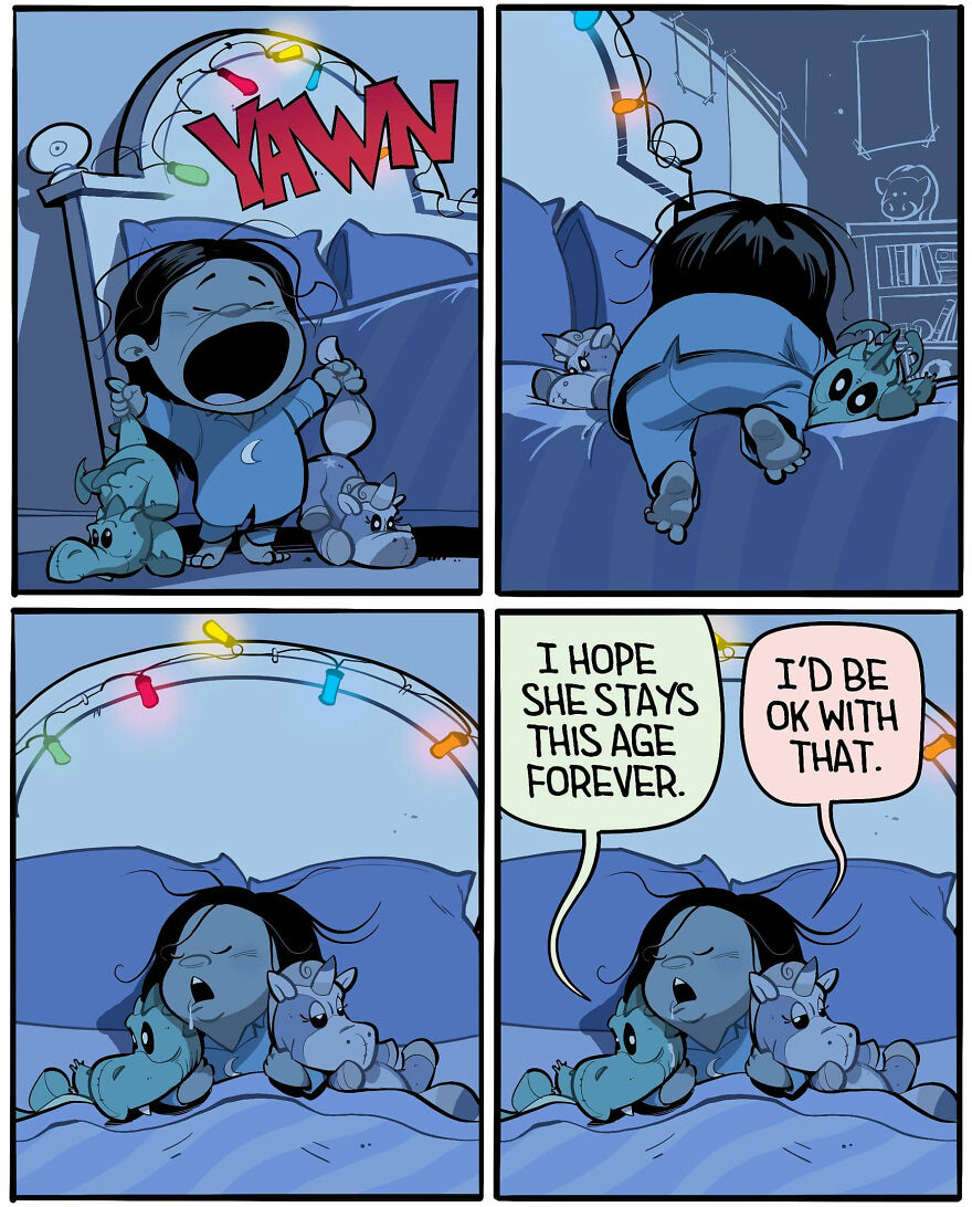 Comics Show In A Creative And Fun Way How A Little Girl Sees Life