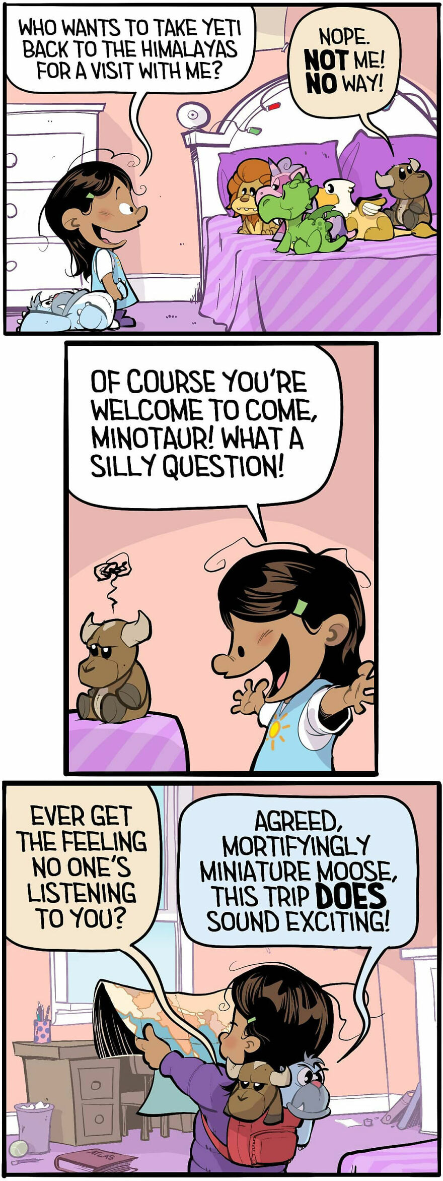 Comics Show In A Creative And Fun Way How A Little Girl Sees Life