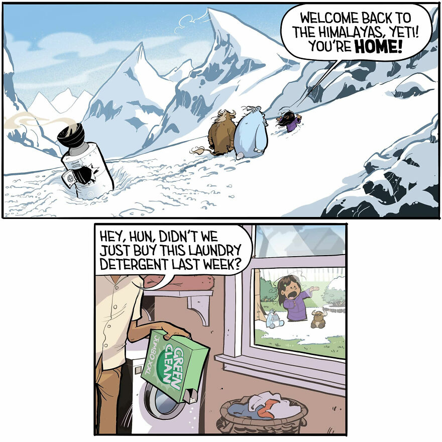 Comics Show In A Creative And Fun Way How A Little Girl Sees Life