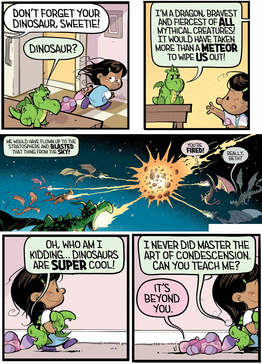 Comics Show In A Creative And Fun Way How A Little Girl Sees Life