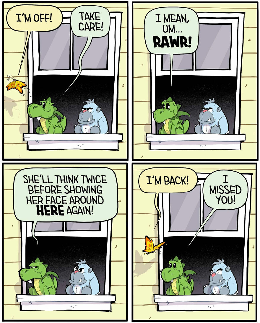 Comics Show In A Creative And Fun Way How A Little Girl Sees Life