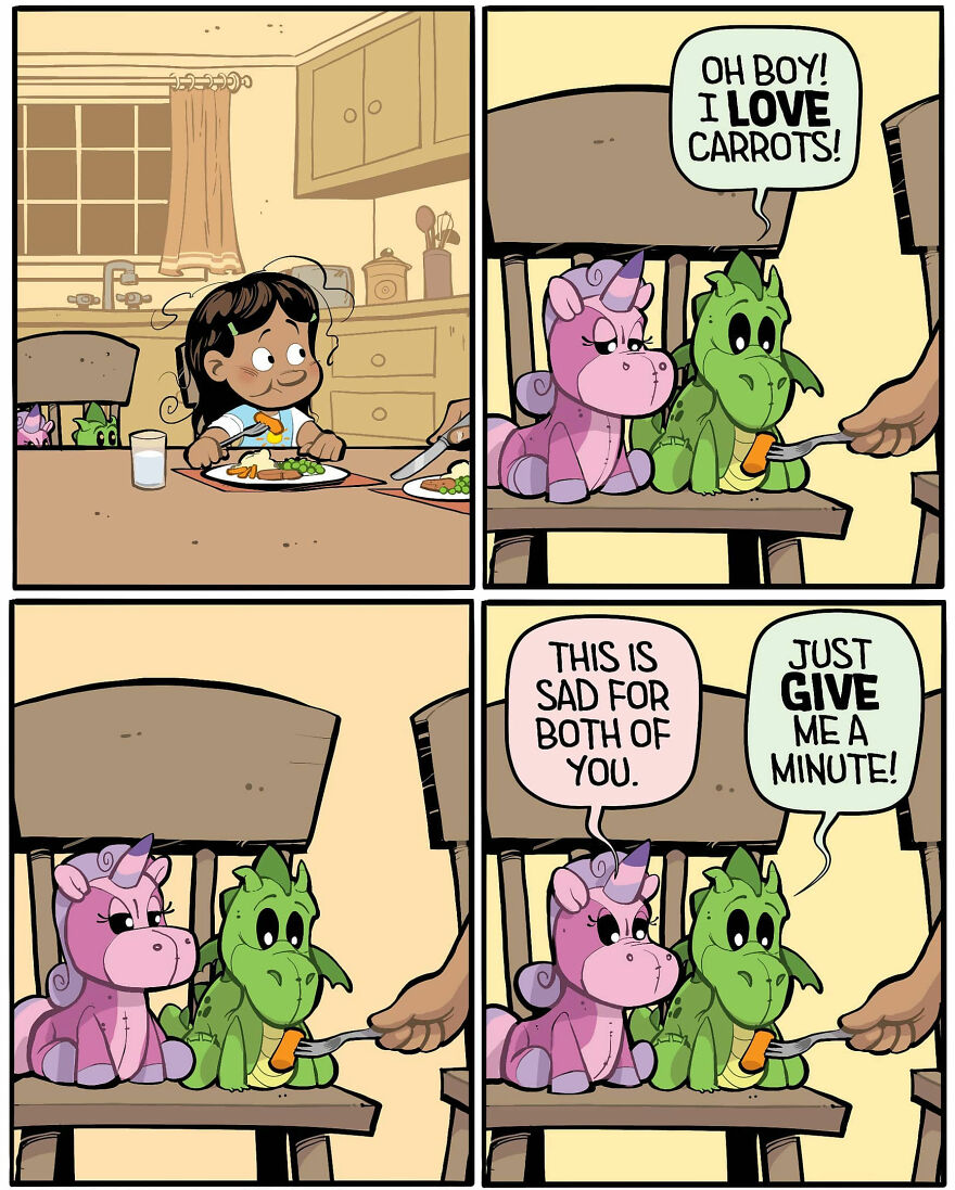 Comics Show In A Creative And Fun Way How A Little Girl Sees Life