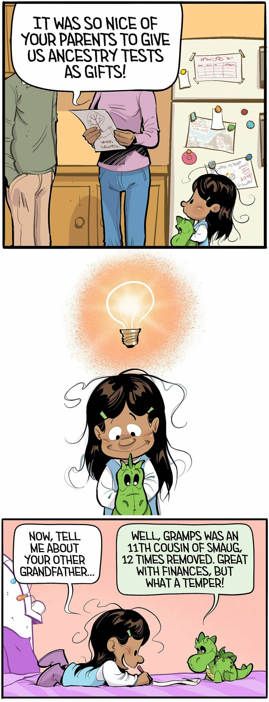Comics Show In A Creative And Fun Way How A Little Girl Sees Life