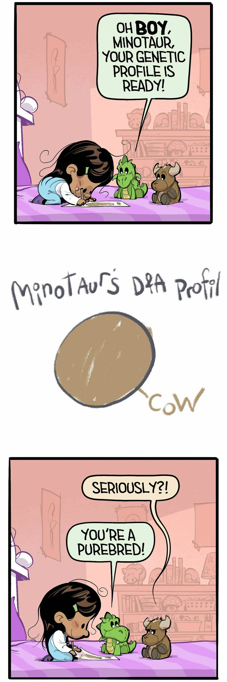 Comics Show In A Creative And Fun Way How A Little Girl Sees Life