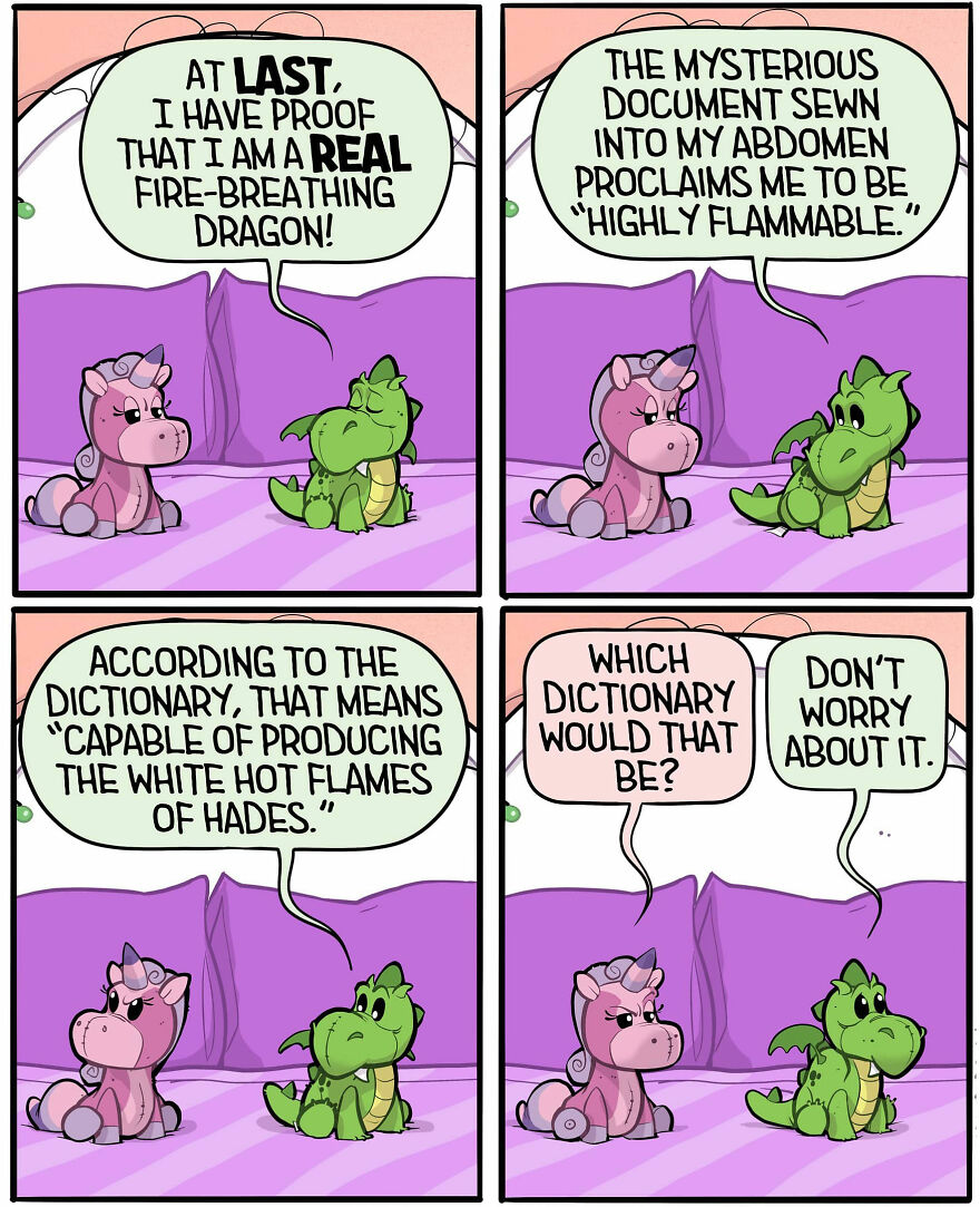 Comics Show In A Creative And Fun Way How A Little Girl Sees Life