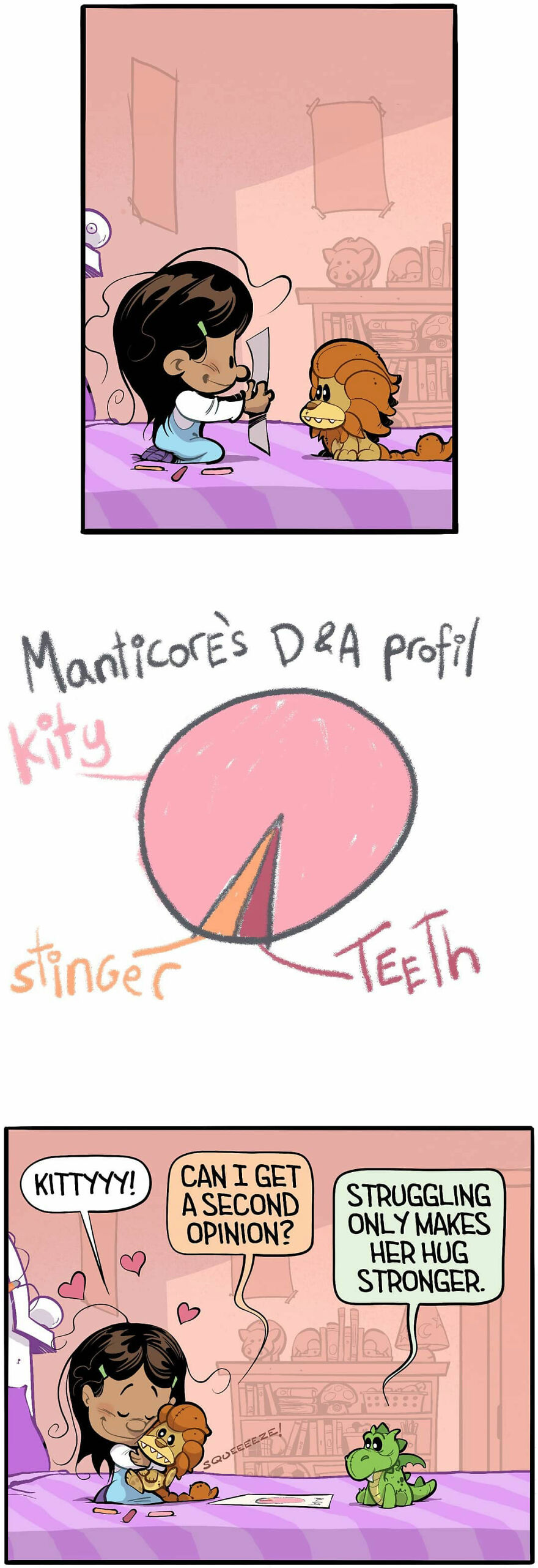 Comics Show In A Creative And Fun Way How A Little Girl Sees Life